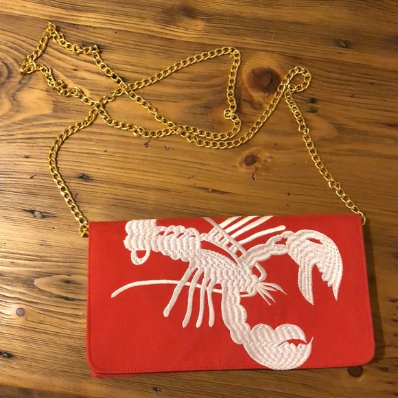 Adorable red and white lobster clutch 🦞 - Picture 5 of 6
